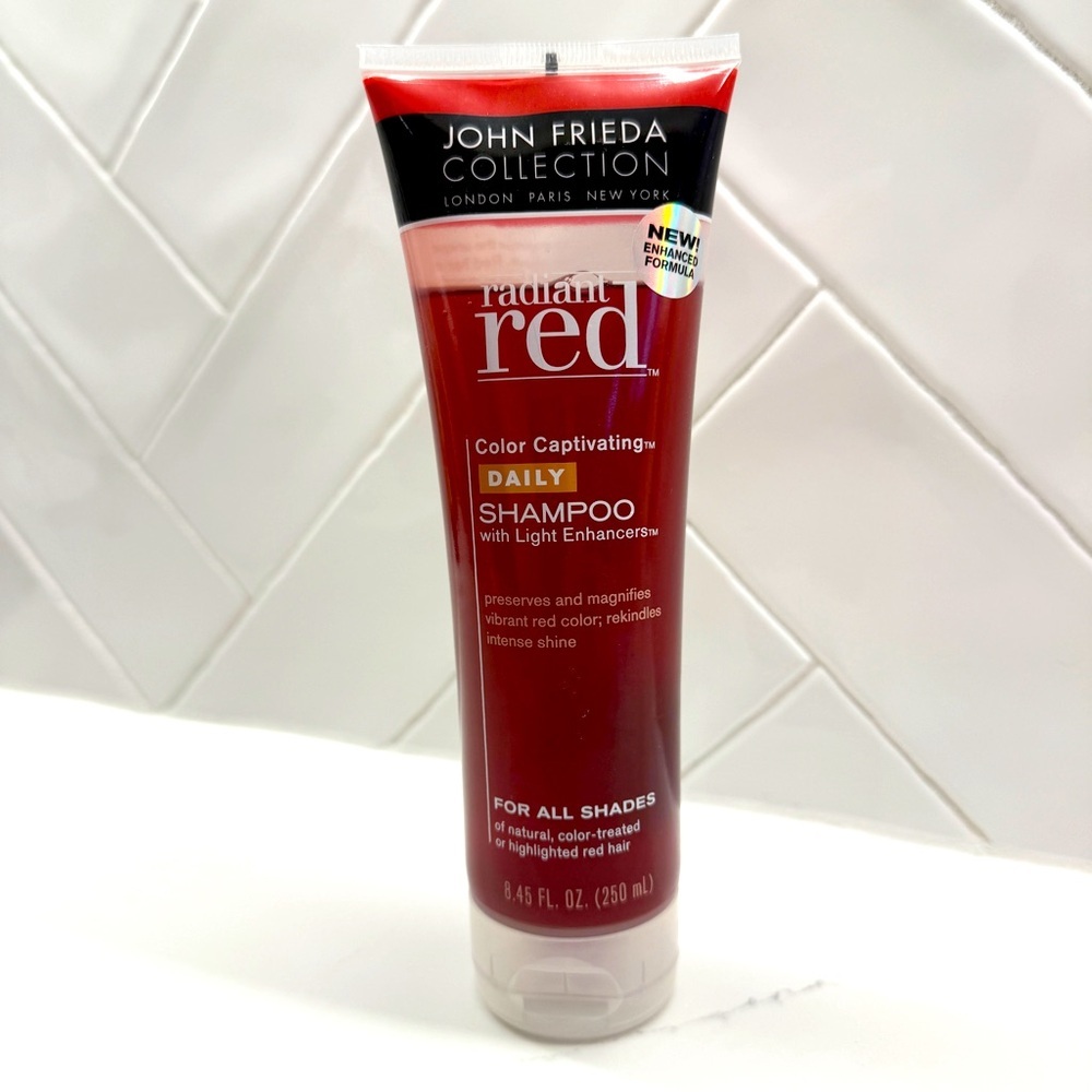John Frieda Radiant Red, Colour Protecting Shampoo, 8.45oz. ea. For Red Hair NEW